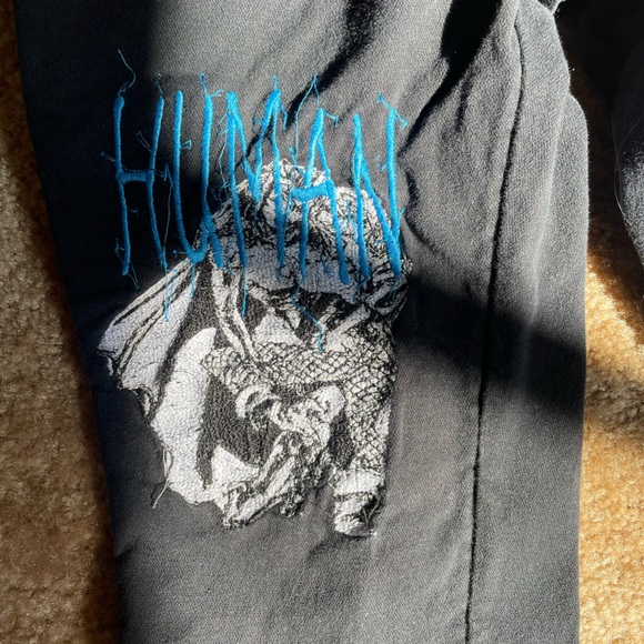 SICK VINTAGE PUNK ROCK SKULL PANTS - Picture 4 of 5